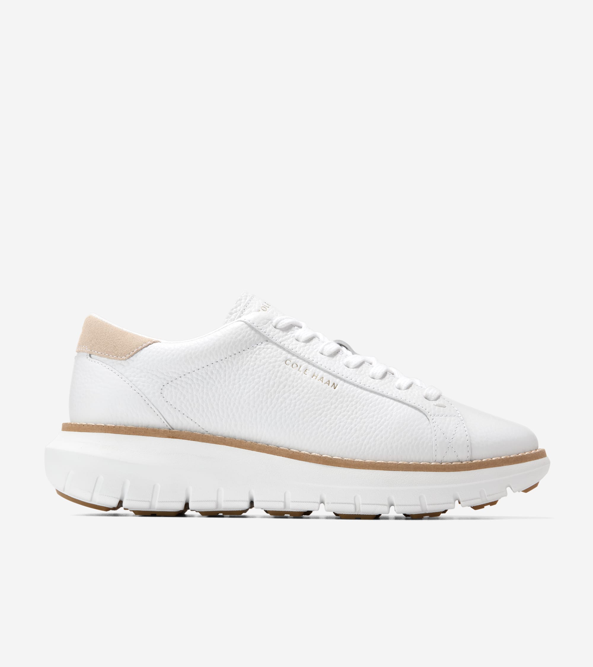 Cole Haan Women Zerogrand Rexanna Leather Sneakers - Sepatu Wanita (White)
