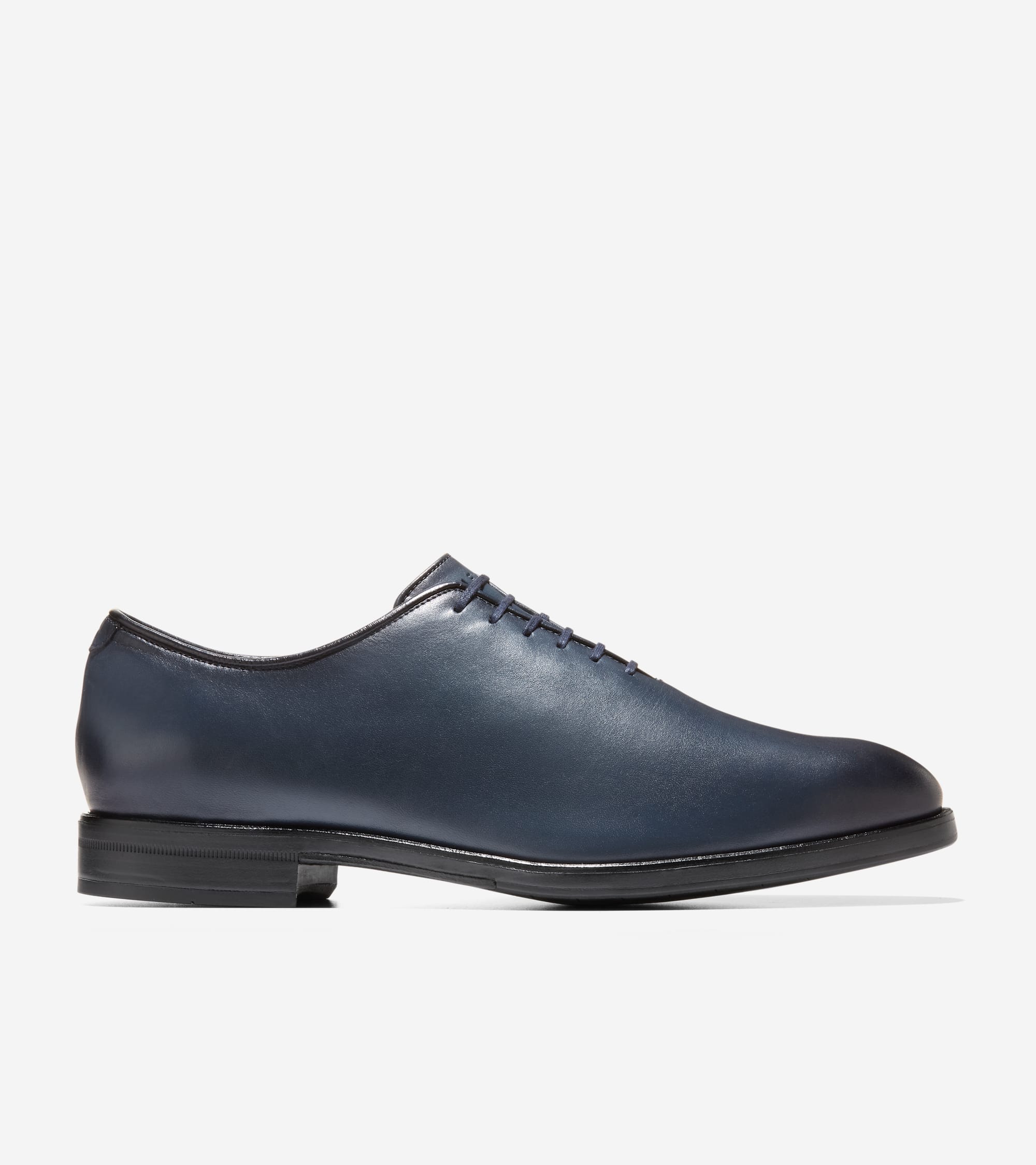 Cole Haan Men Foster Grand Wholecut Oxfords - Sepatu Pria (Navy)