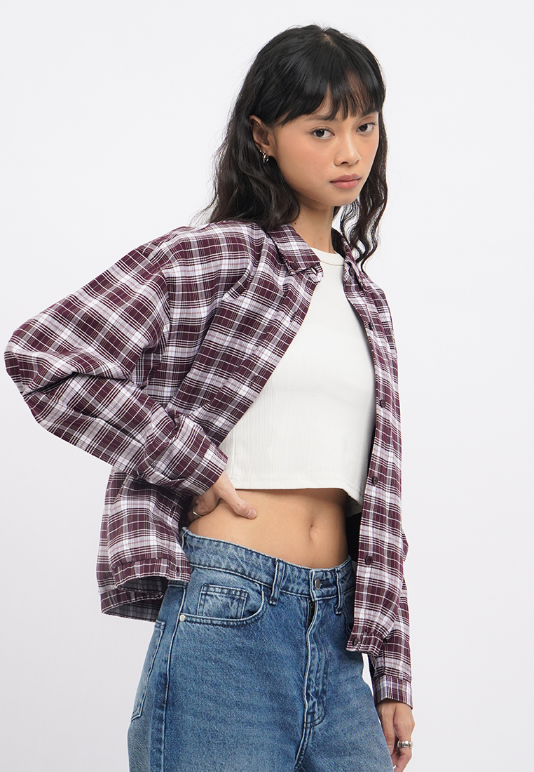 COLORBOX Overshirt Checked Jacket
