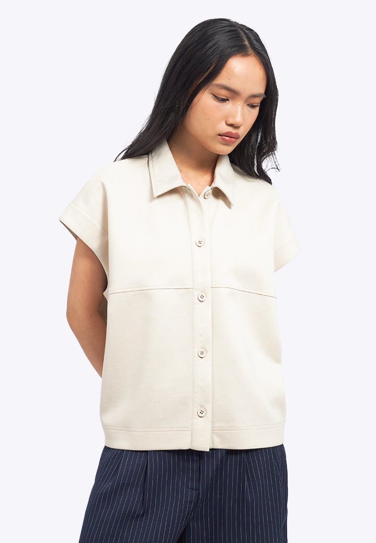 COLORBOX Oversized Batwing Blouse
