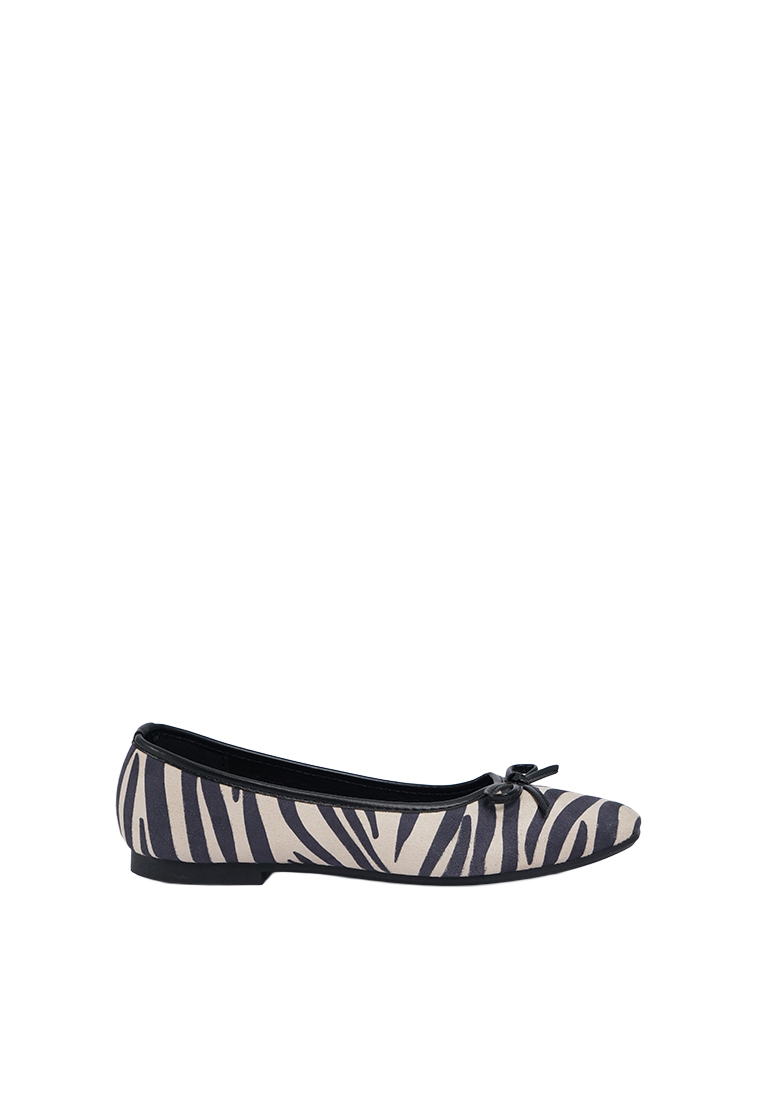 COLORBOX Zebra Pattern Flatshoes