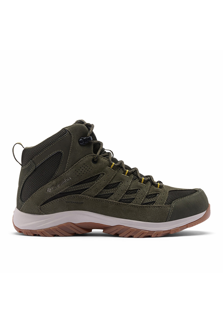 Columbia Men's Crestwood Mid Waterproof Hiking Boot V2 - Deep Olive Stin