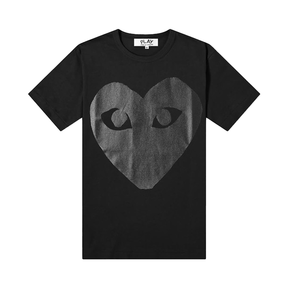 Comme des Garcons [9.9ANTI GAYA] Logo Heart Print T-Shirt Black