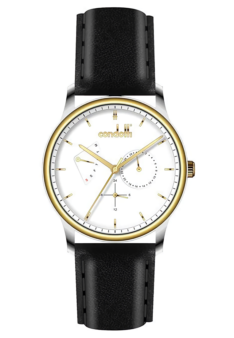 Condotti Compatto - Jam Tangan Pria - Leather Strap - CN2082-SG01-L03