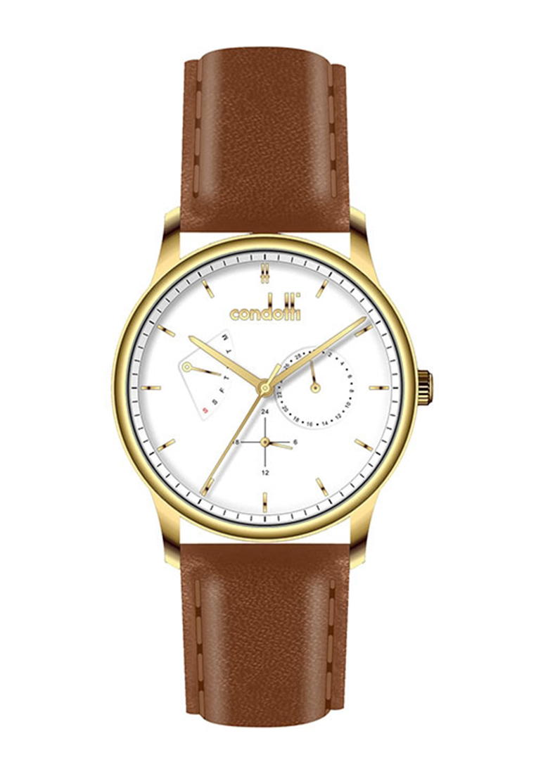 Condotti Jam Tangan Pria Condotti Compatto CN2082-G01-L25