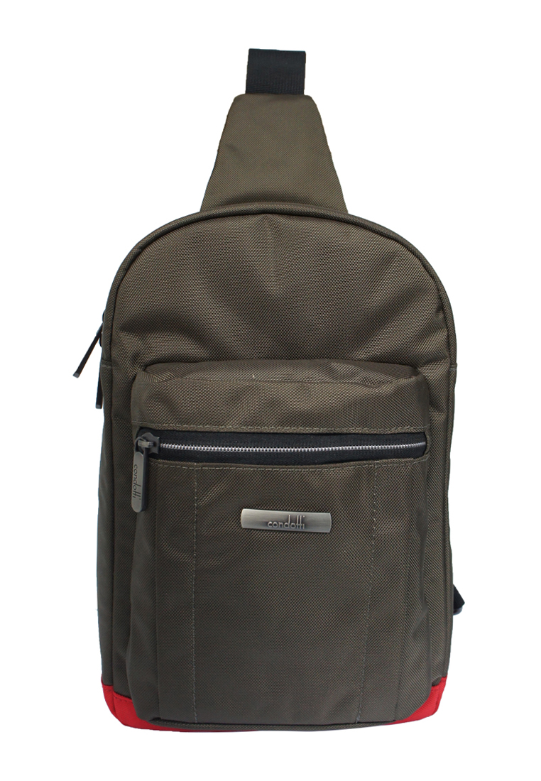 Condotti Chest Bag C-83551 Coffee/Red