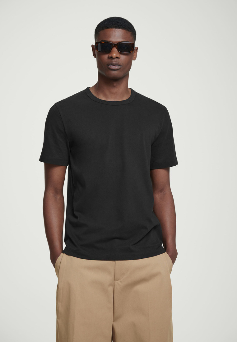 COS REGULAR LIGHTWEIGHT BRUSHED-COTTON T-SHIRT