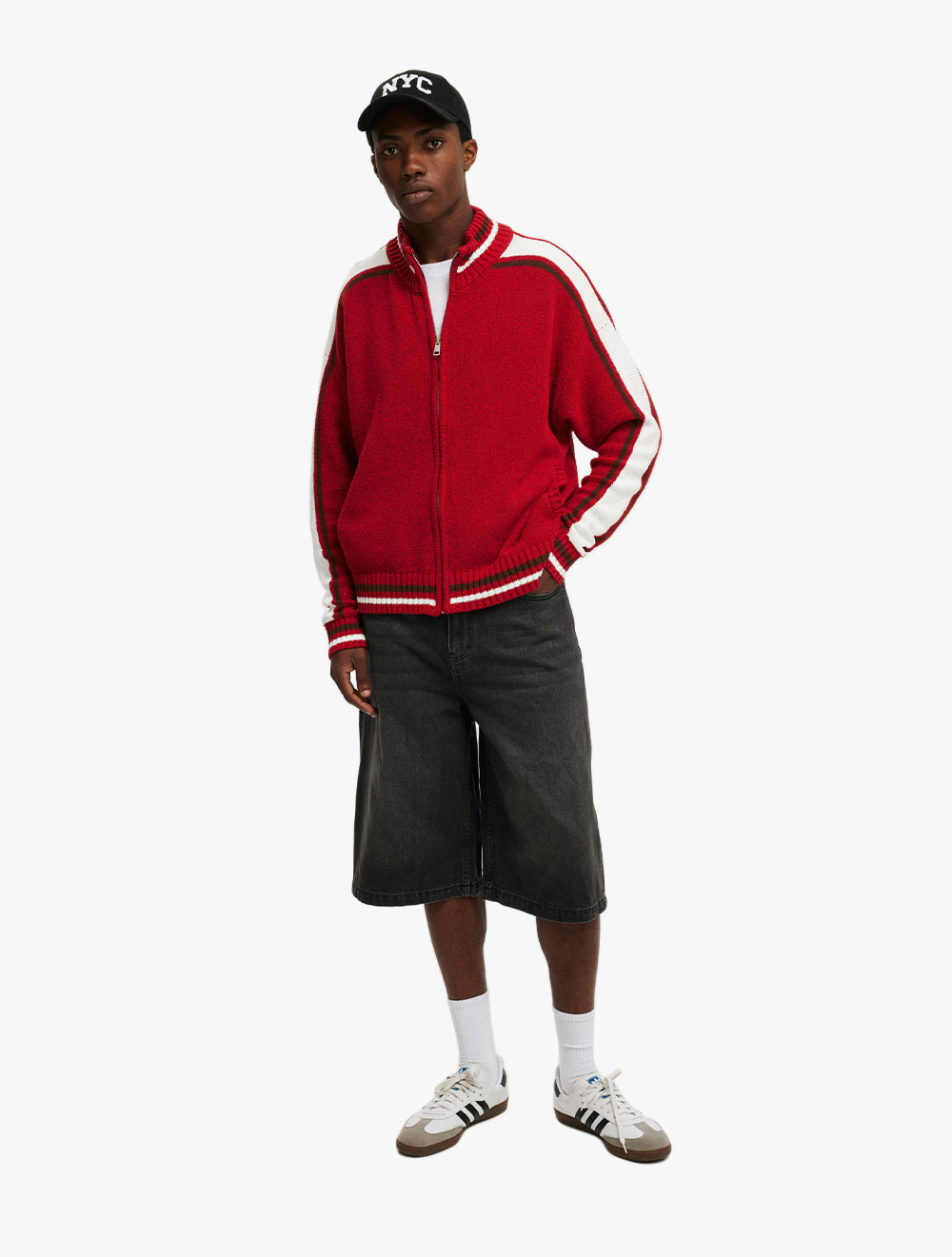 Cotton On - DENIM - Super Baggy Jort - Y2K WASHED BLACK