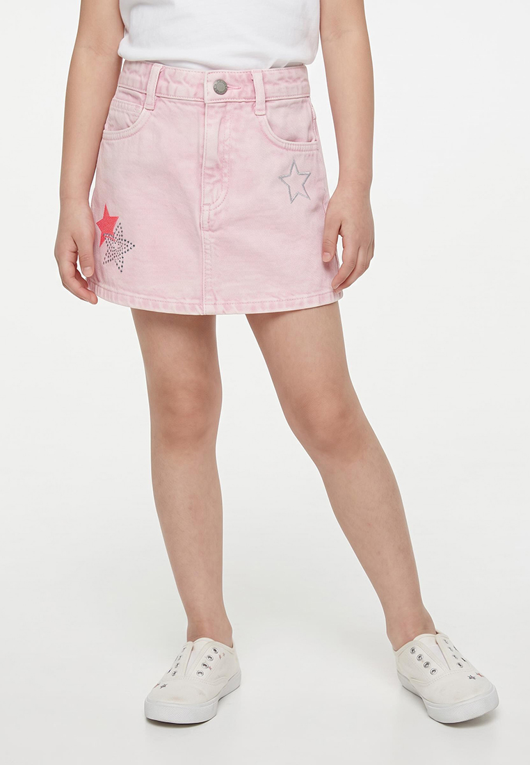 Cotton On Kids Alayna A-Line Denim Skorts