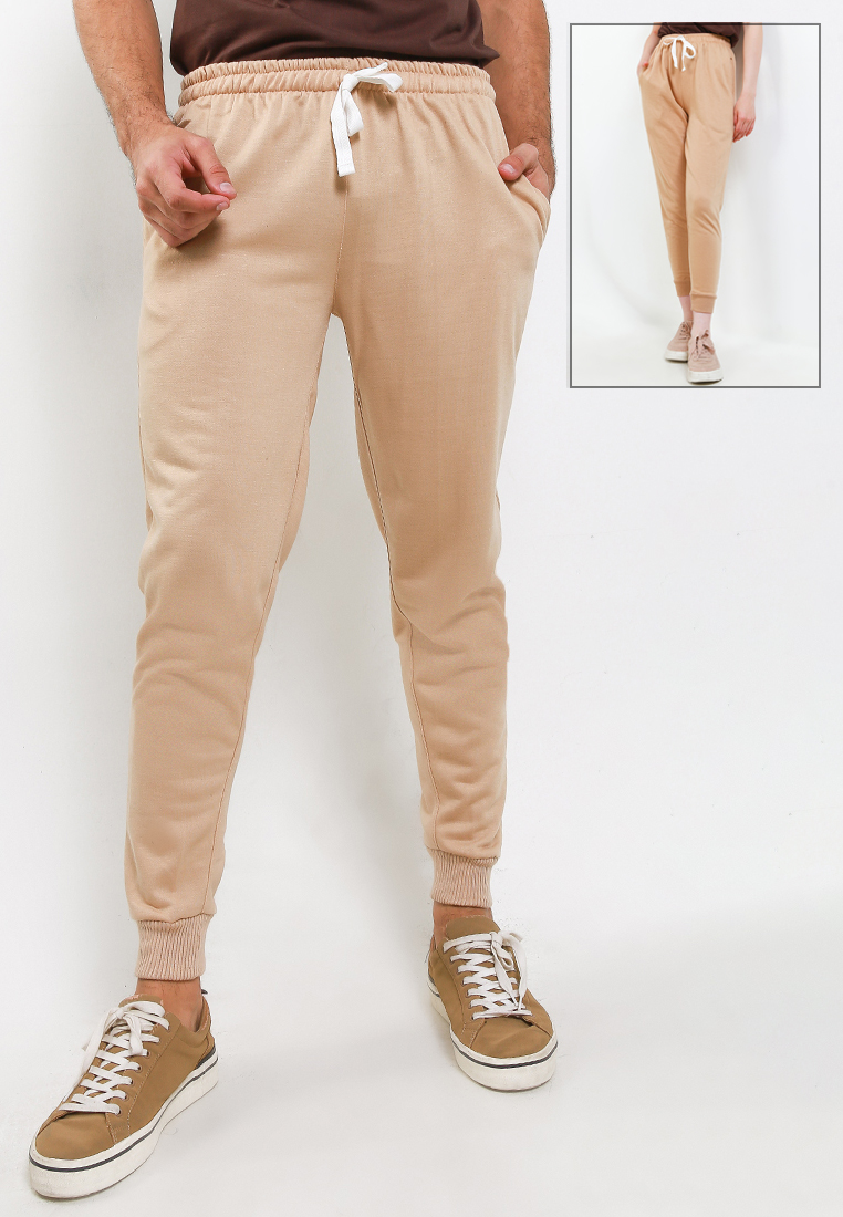 Cotton Well Jogger Sweat Pants | Celana Panjang Sporty Santai Polos