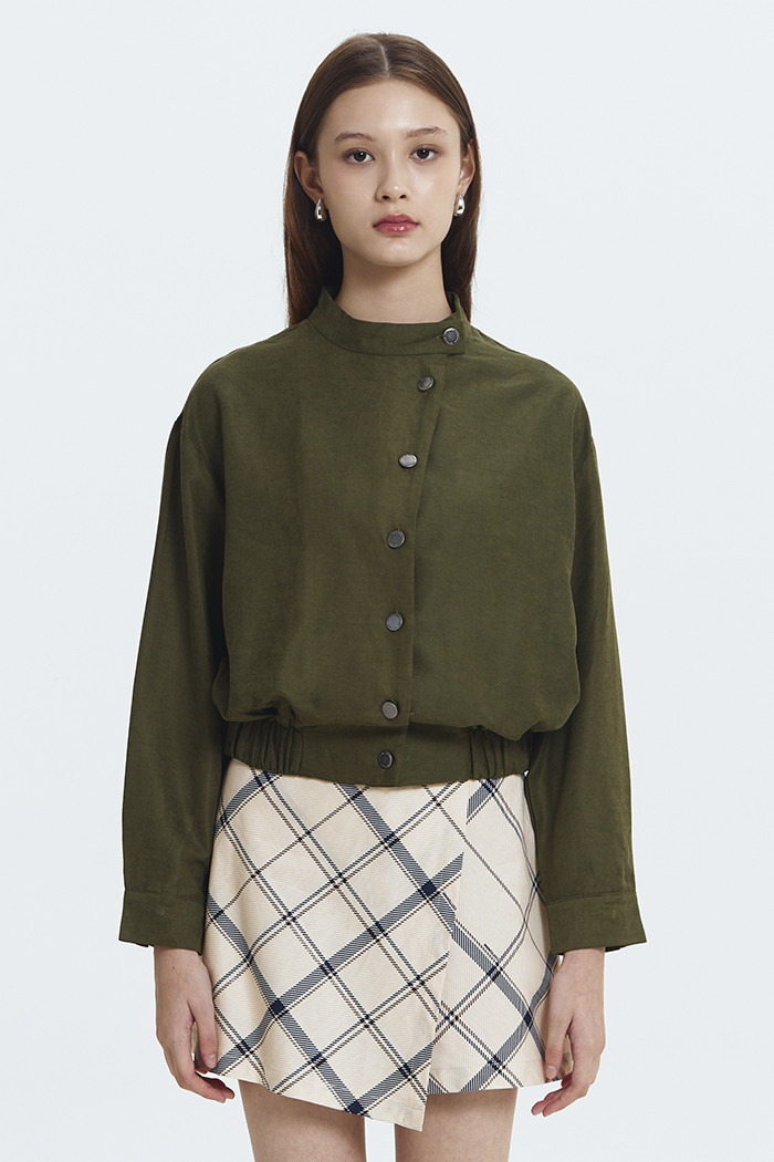 COTTONINK - Outerwear Jacket Wanita Military Green Neada #FallWinterCollection2026