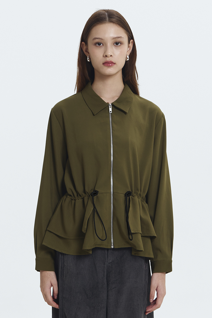 COTTONINK - Outerwear Jacket Wanita Military Green Rados #FallWinterCollection2026