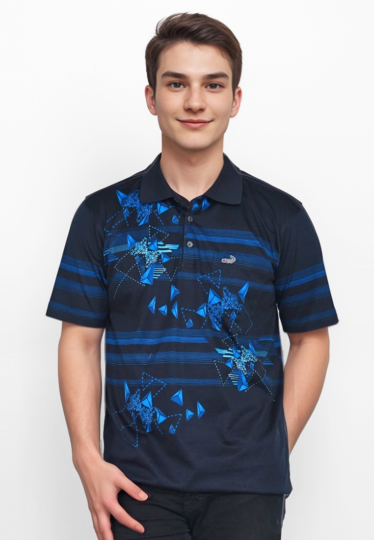 Crocodile DIAMOND 1876 Black - Kaos Kerah Pria Men Polo Original Relax fit Warna Hitam