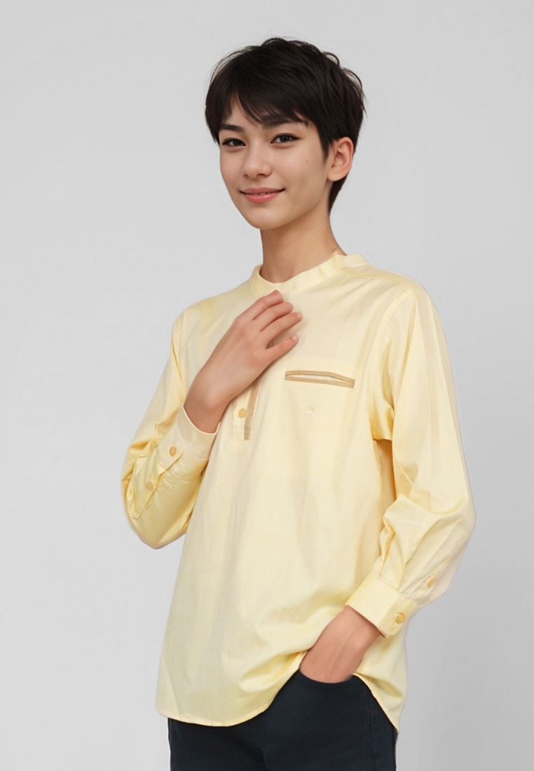 Crocodile KIDS KOKO | Kemeja Koko Katun Lengan Panjang Anak 0282