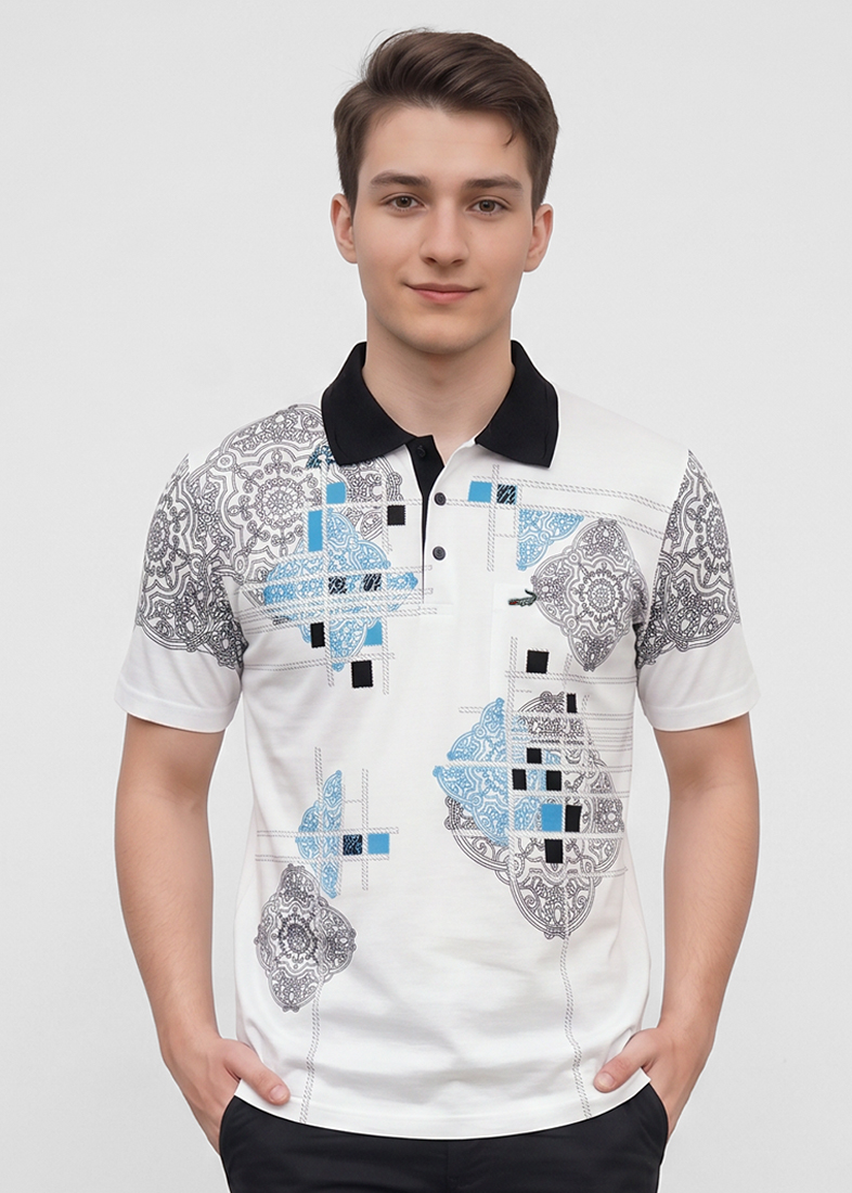Crocodile DIAMOND 1932 White | Kaos Kerah Pria Men Polo Original Relax fit | Katun