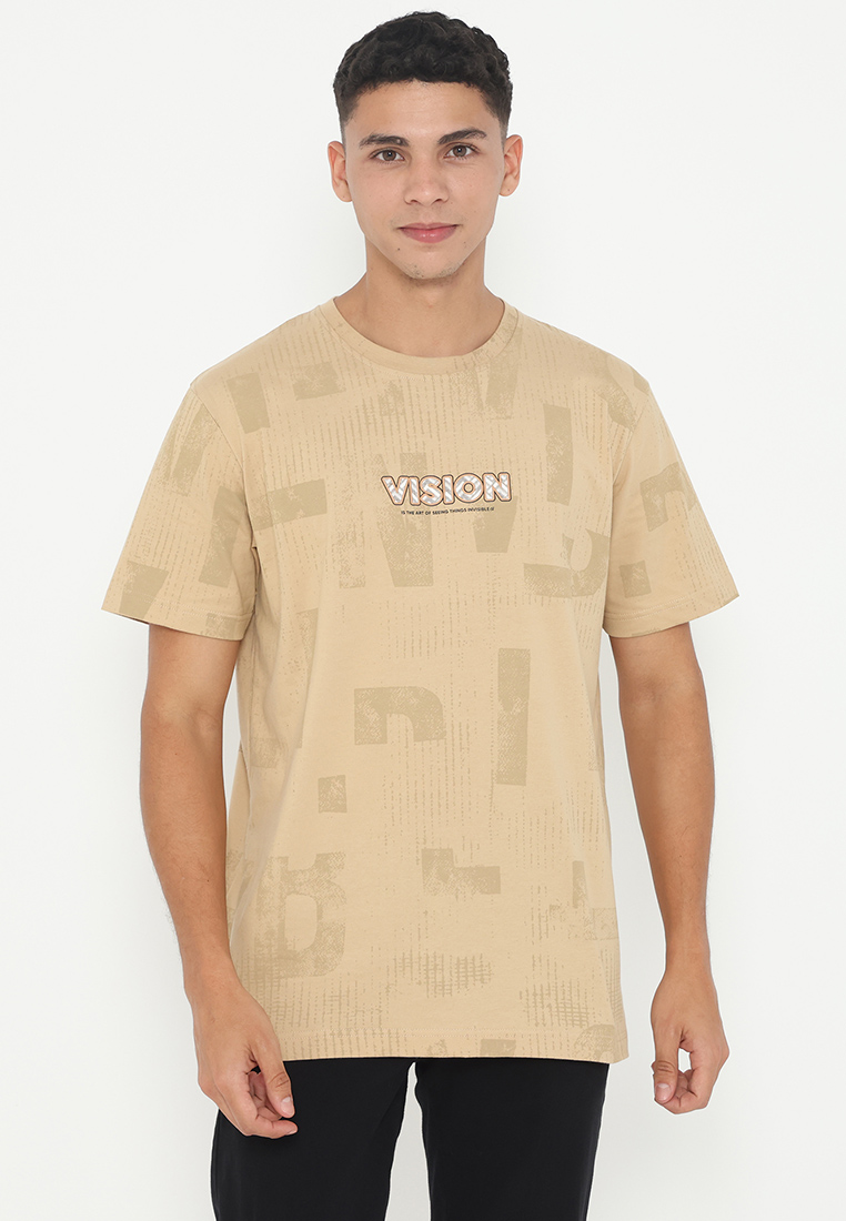 D&F T-Shirt D&F Vision Curds And Whey Khaky