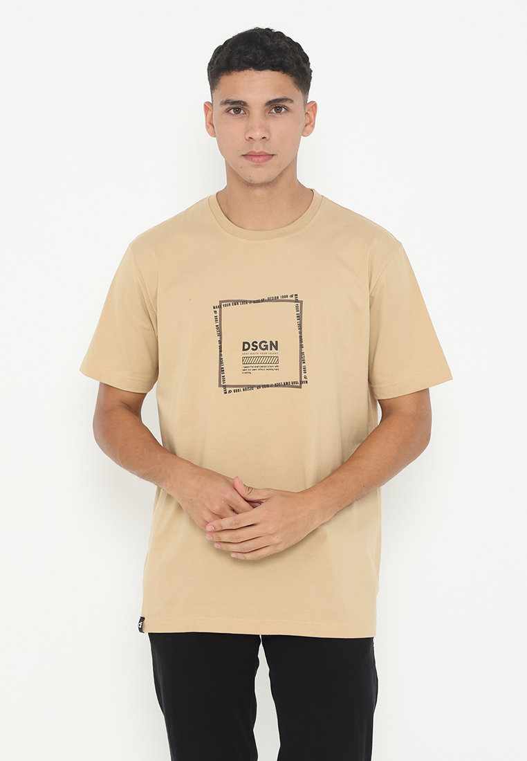 D&F T-Shirt D&F Dsgn Curds And Whey Khaky