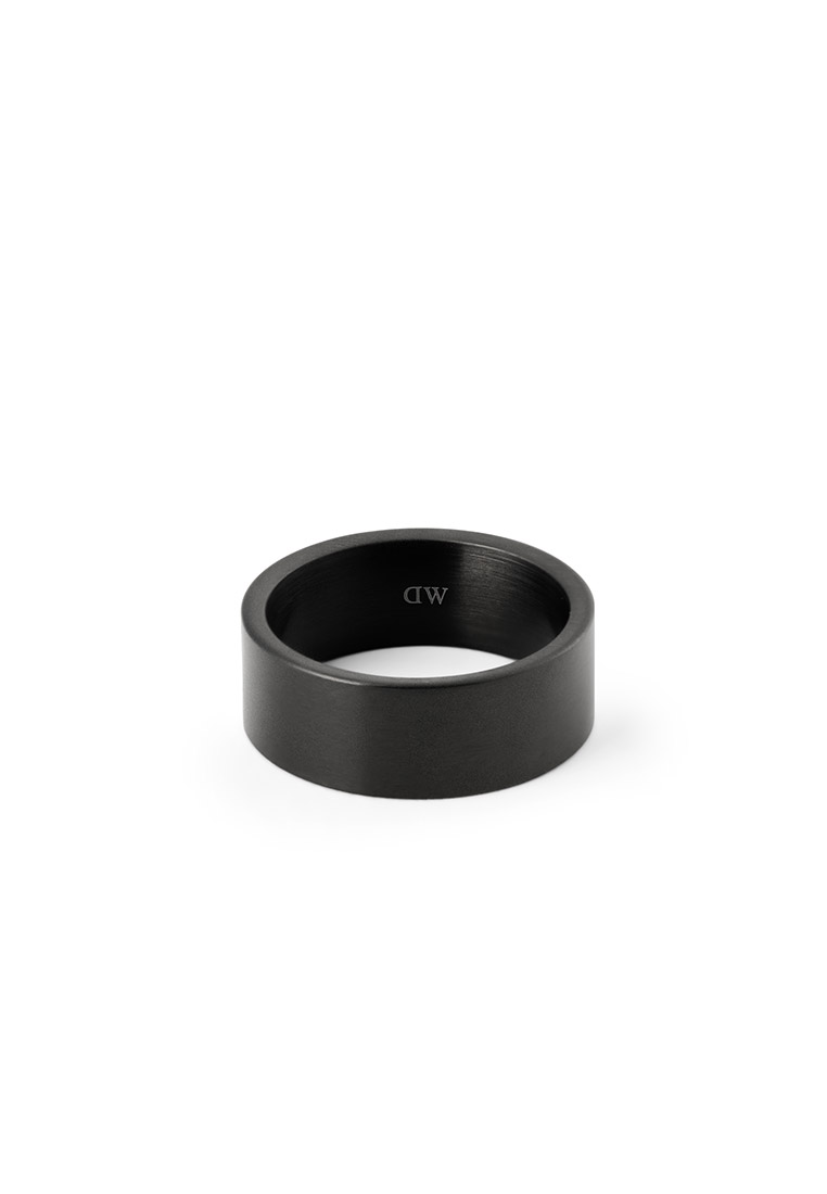 Daniel Wellington Line Ring Brushed Graphite 8.0mm - Unisex Ring for women and men stainless steel R