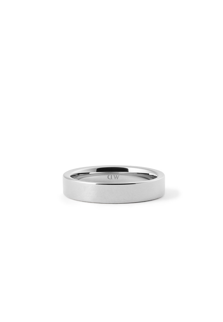 Daniel Wellington Line Ring Polished Silver 4.5mm - Unisex Ring for women and men stainless steel Ri