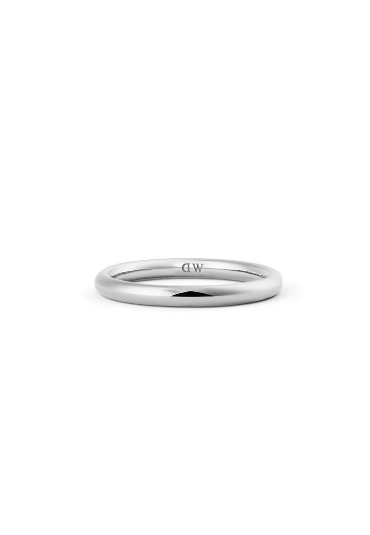 Daniel Wellington Classic Arch Ring Silver 2.5mm - Unisex Ring for women and men stainless steel Rin