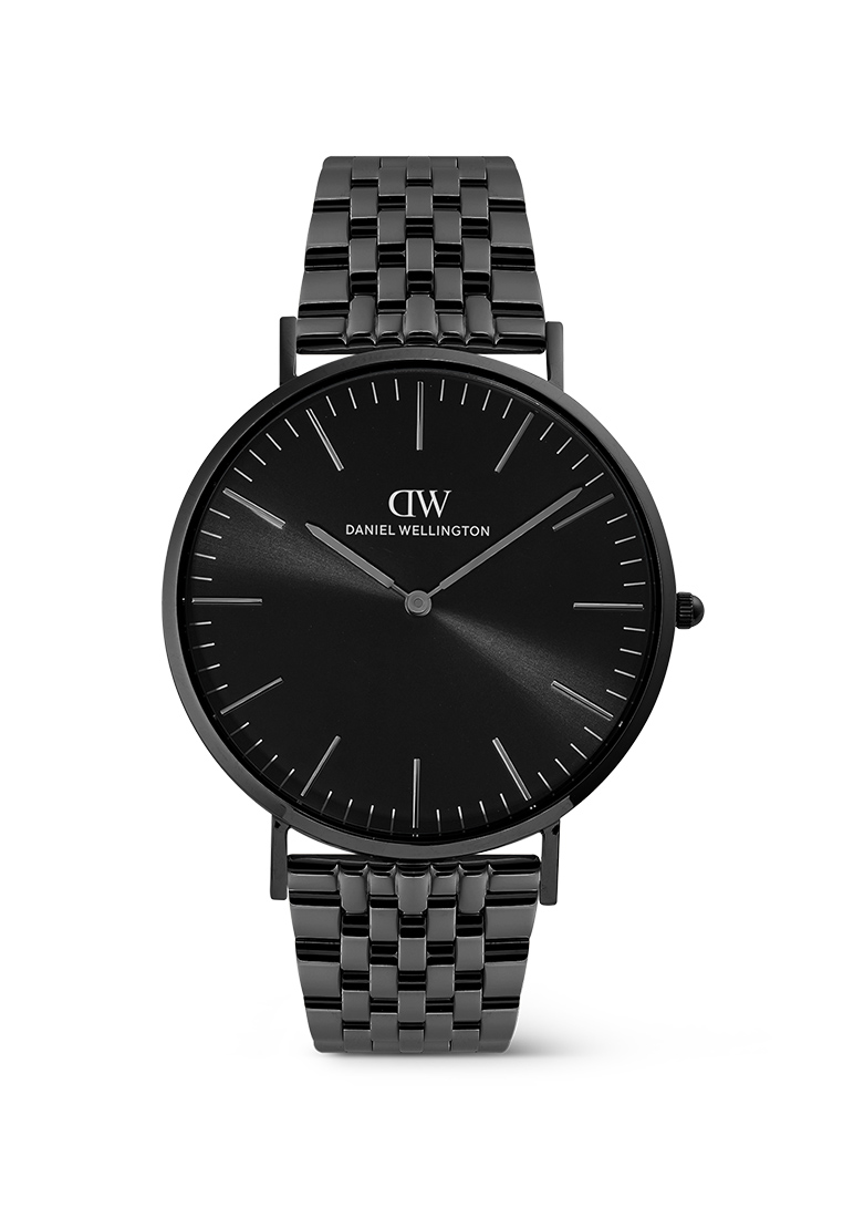 Daniel Wellington Classic 40mm Black - Men Watch Stainless Steel Strap DW Official Authentic Origina
