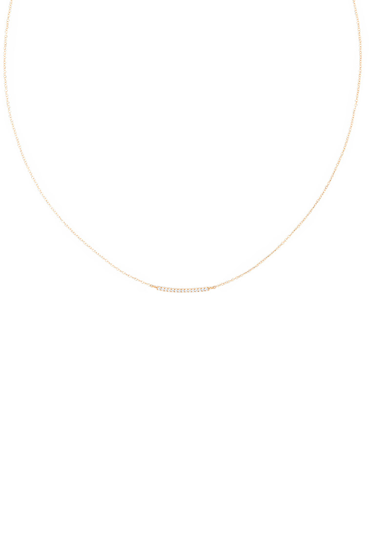 Daniel Wellington Mirelle Eternity Necklace Rose Gold Unisex Necklace for women and men stainless st