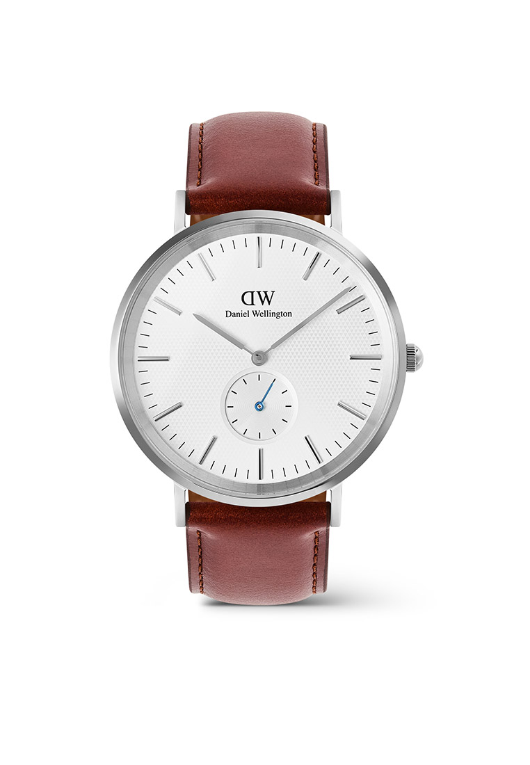 Daniel Wellington Classic St. Mawes 40MM Silver Jam Tangan