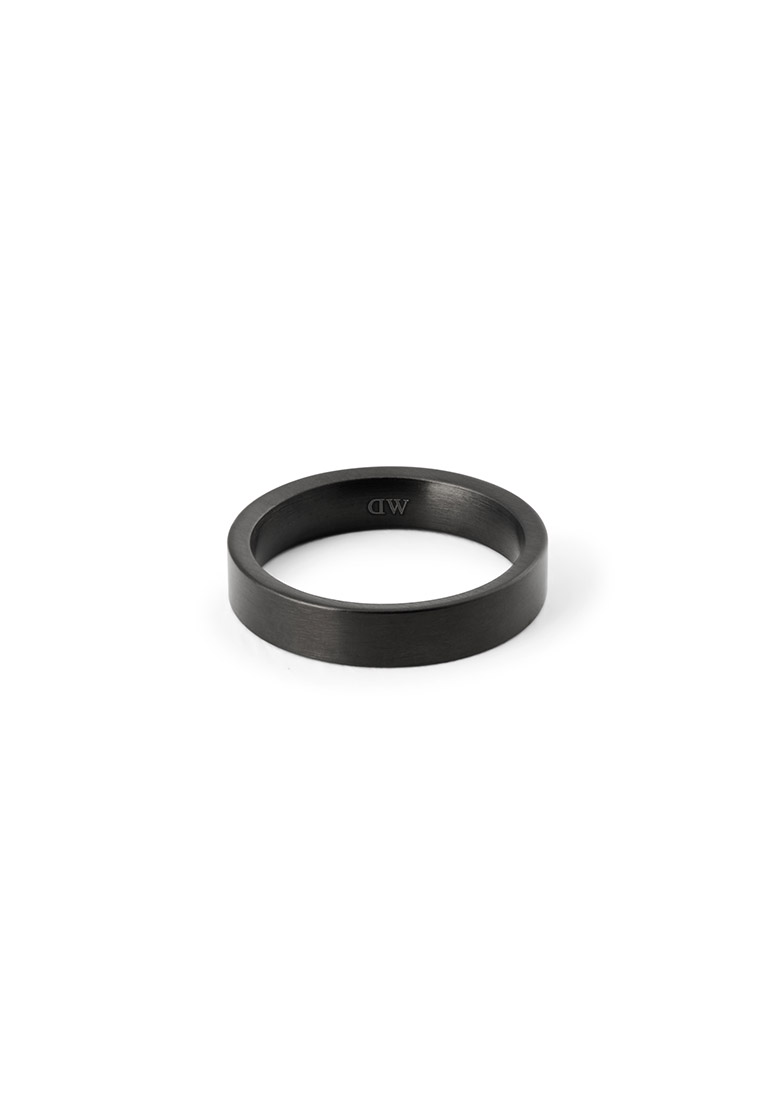 Daniel Wellington Line Ring Brushed Graphite 4.5mm - Unisex Ring for women and men stainless steel R