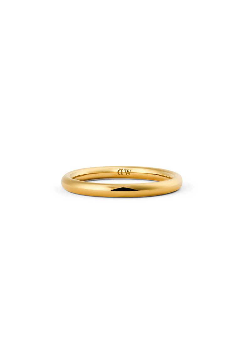Daniel Wellington Classic Arch Ring Gold 2.5mm - Unisex Ring for women and men stainless steel Ring 