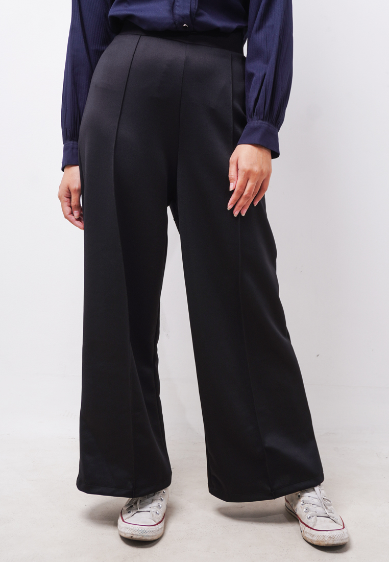 DAW Project DB006 Kulot High Waist Scuba Luna Black