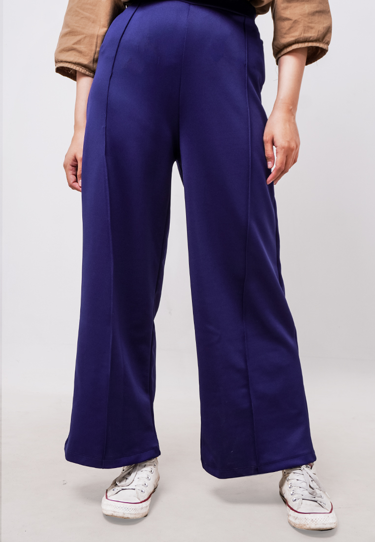 DAW Project DB008 Kulot High Waist Scuba Luna Navy