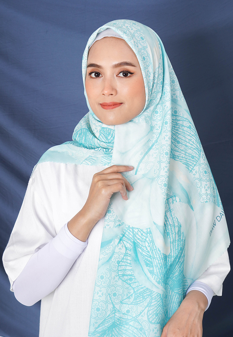 DAW Project WK039 kerudung segi empat voal DAW Project Lilith Series baby green