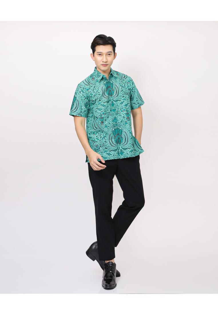 DAYS By Danar Hadi Kemeja Batik Printing Lengan Pendek Motif Semen Romo Yogyan - 5.SMRY.78.0825 - Hi
