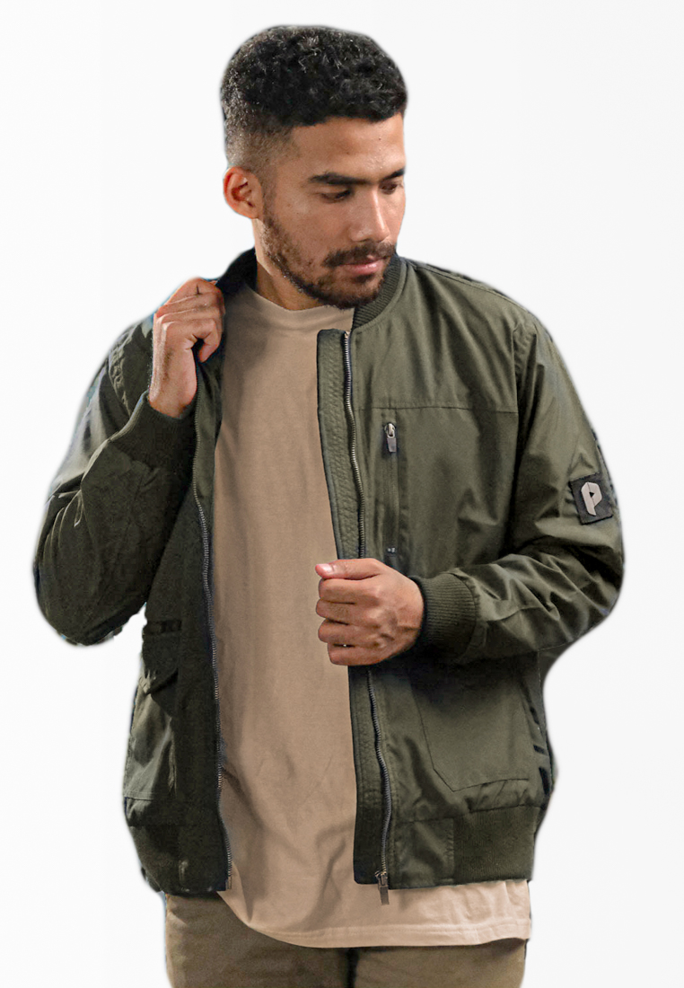 Denali Pebble Kappa Utility Bomber Olive Jacket
