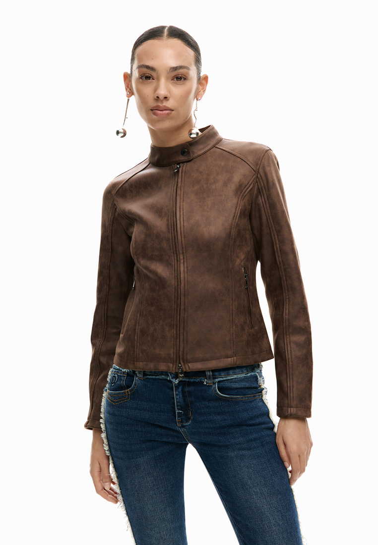 Desigual Faux leather jacket