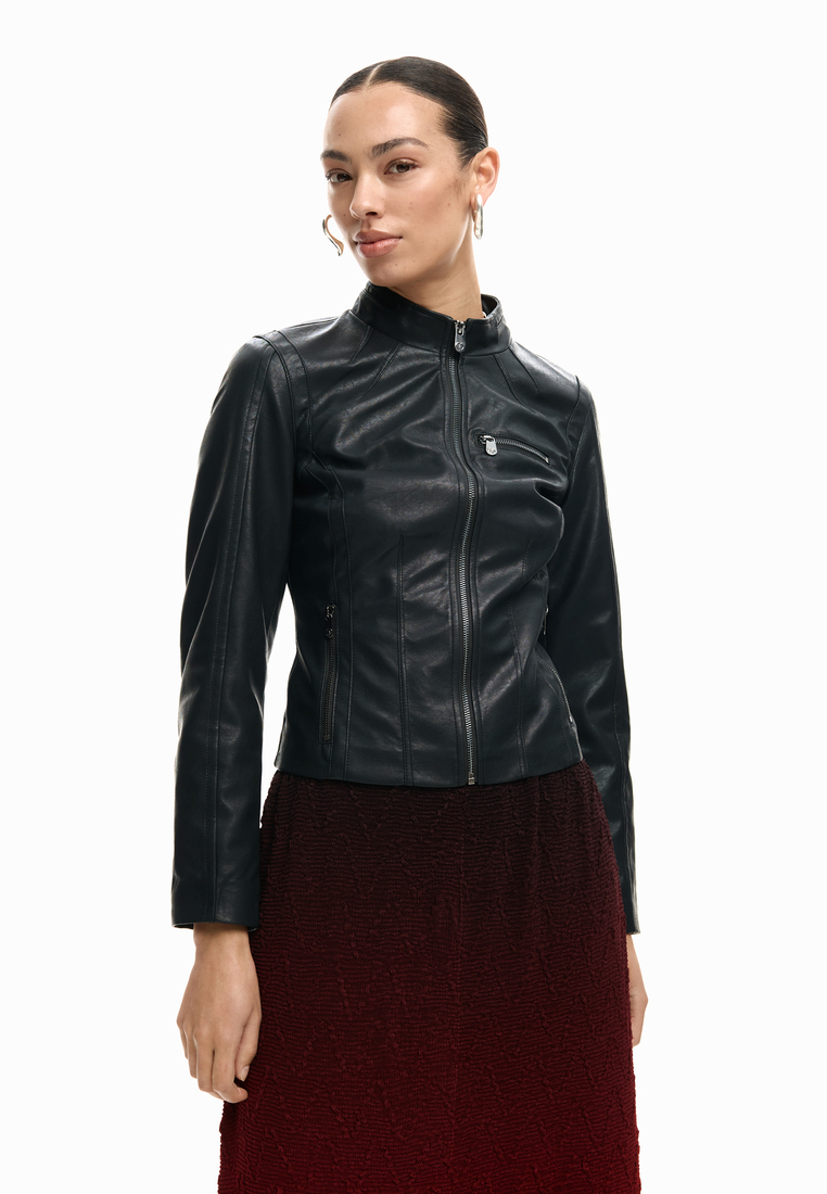 Desigual Mandarin collar jacket