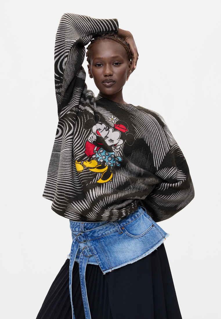 Desigual Disney Mickey & Minnie Sweater