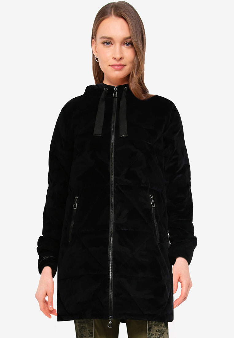 Desigual Velvet Padded Jacket
