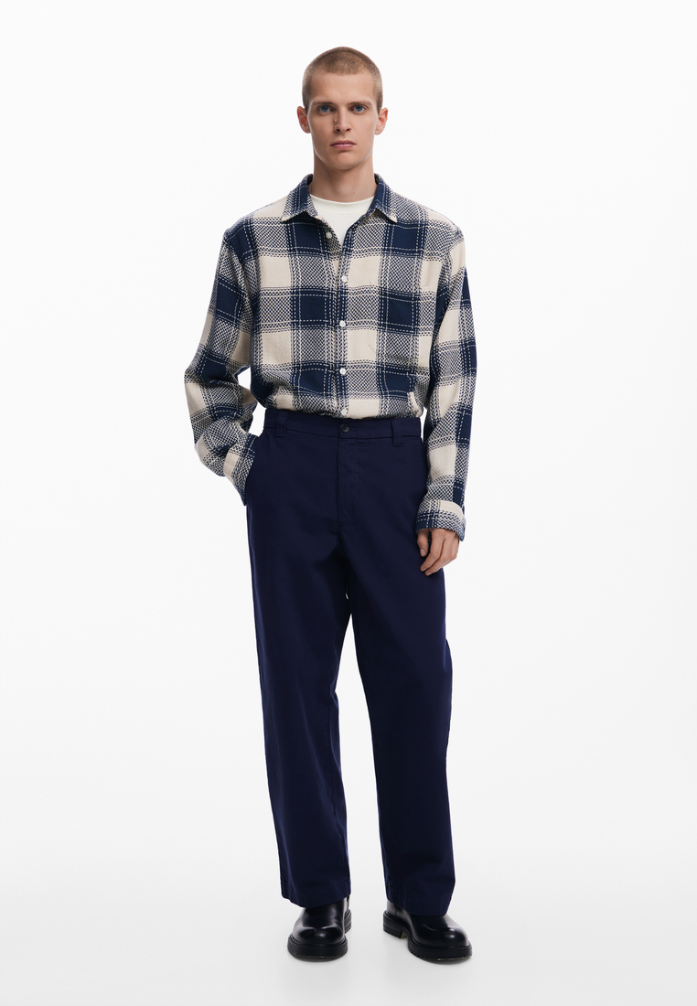 Desigual Structured straight pants