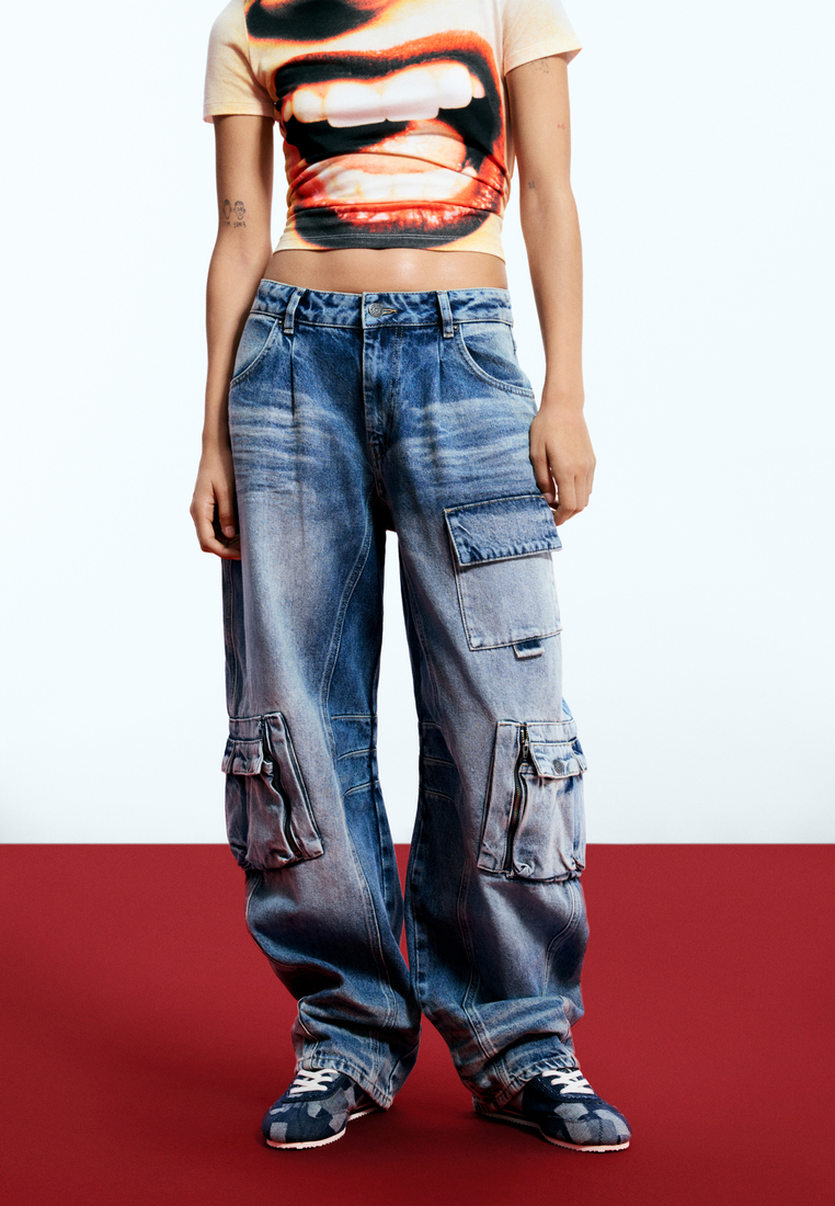 Desigual Balloon Denim Pants