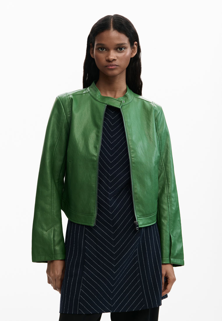 Desigual Faux leather jacket