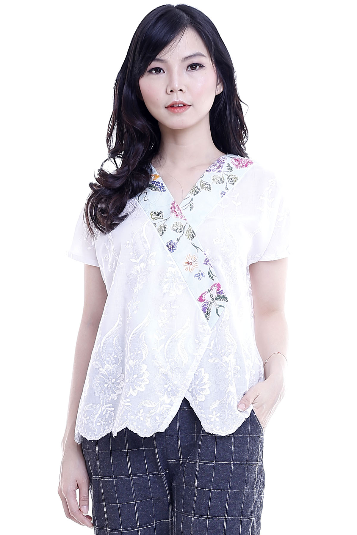 DhieVine Batik Kencur Wangi Kimono Blouse