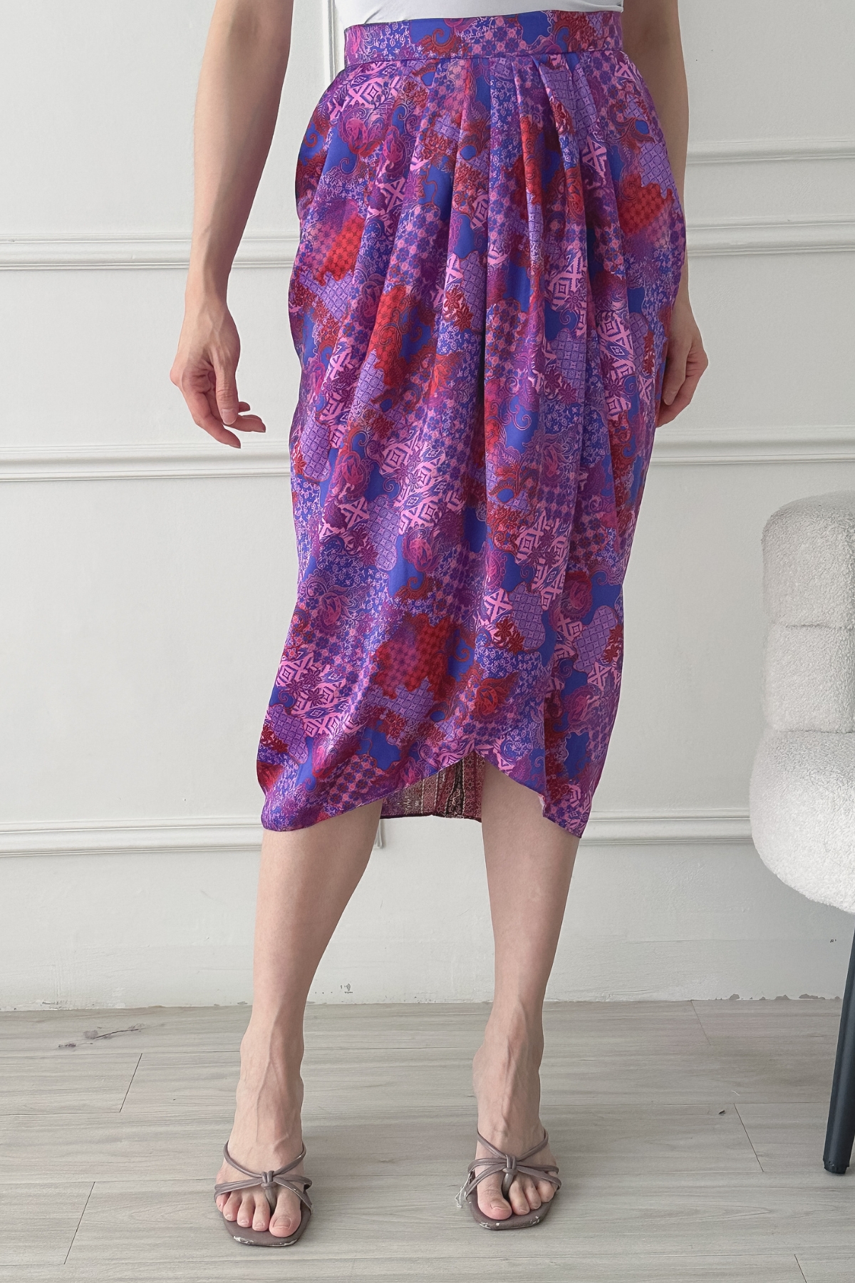 DhieVine Batik Hiranya Jarik Ungu Batik Skirt