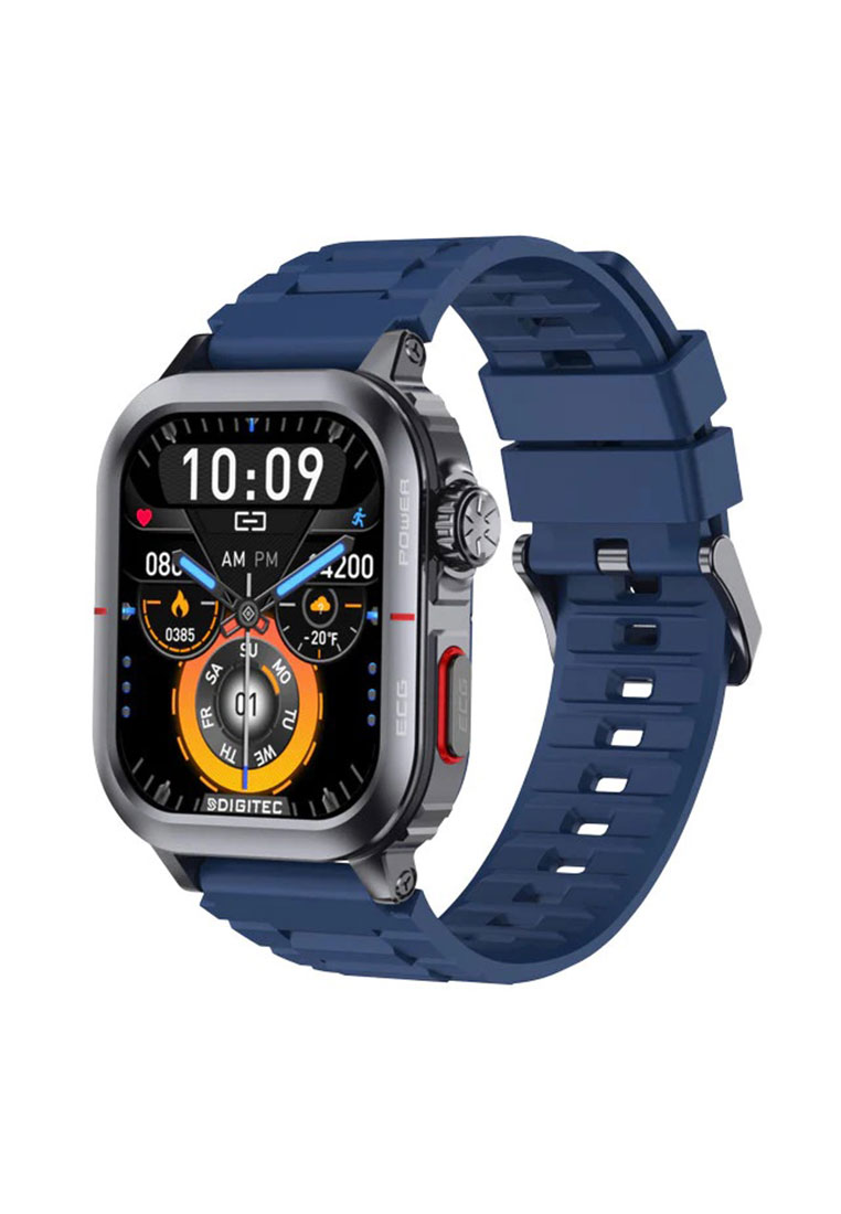 Digitec Jam Tangan Pria - Blue - Rubber Strap - DG-SW-FORFIT-BL