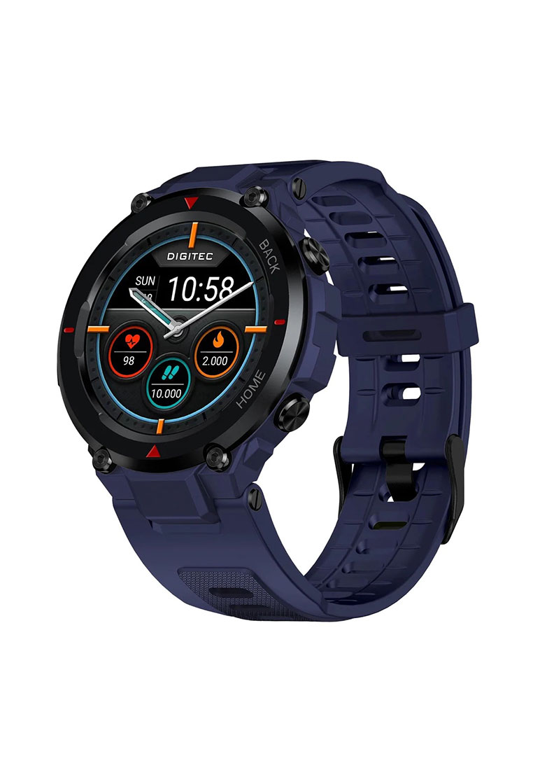 Digitec Jam Tangan Pria - Blue - Rubber Strap - DG-SW-OCTAFIT-BL