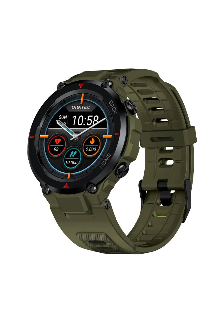 Digitec Jam Tangan Pria - Green - Rubber Strap - DG-SW-OCTAFIT-GR