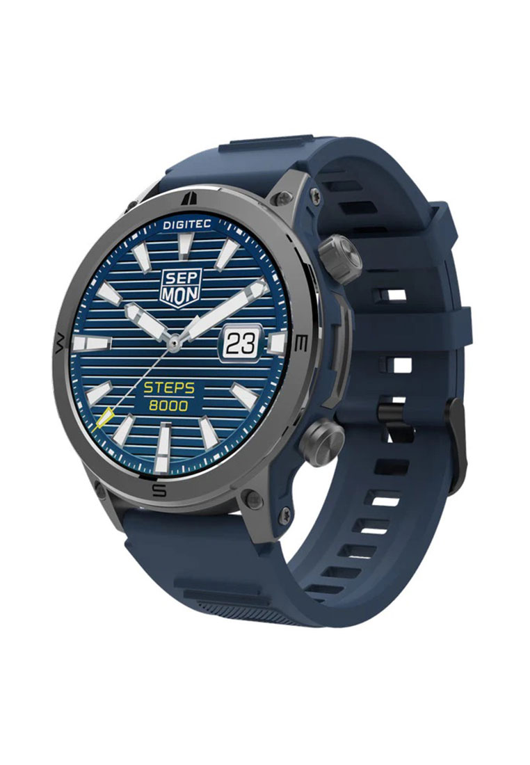 Digitec Jam Tangan Pria - Blue - Rubber Strap - DG-SW-ULTIMA-BL