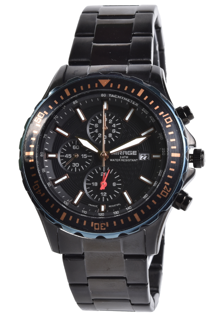 Digitec Mirage - Jam Tangan Pria - Black - Stainless Steel - 8601-B