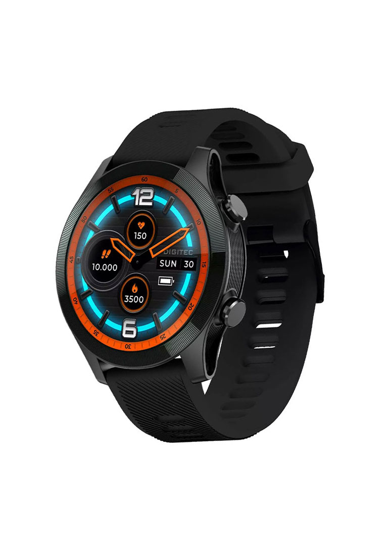 Digitec Jam Tangan Pria - Black - Rubber Strap - DG-SW-ULTRA-BK