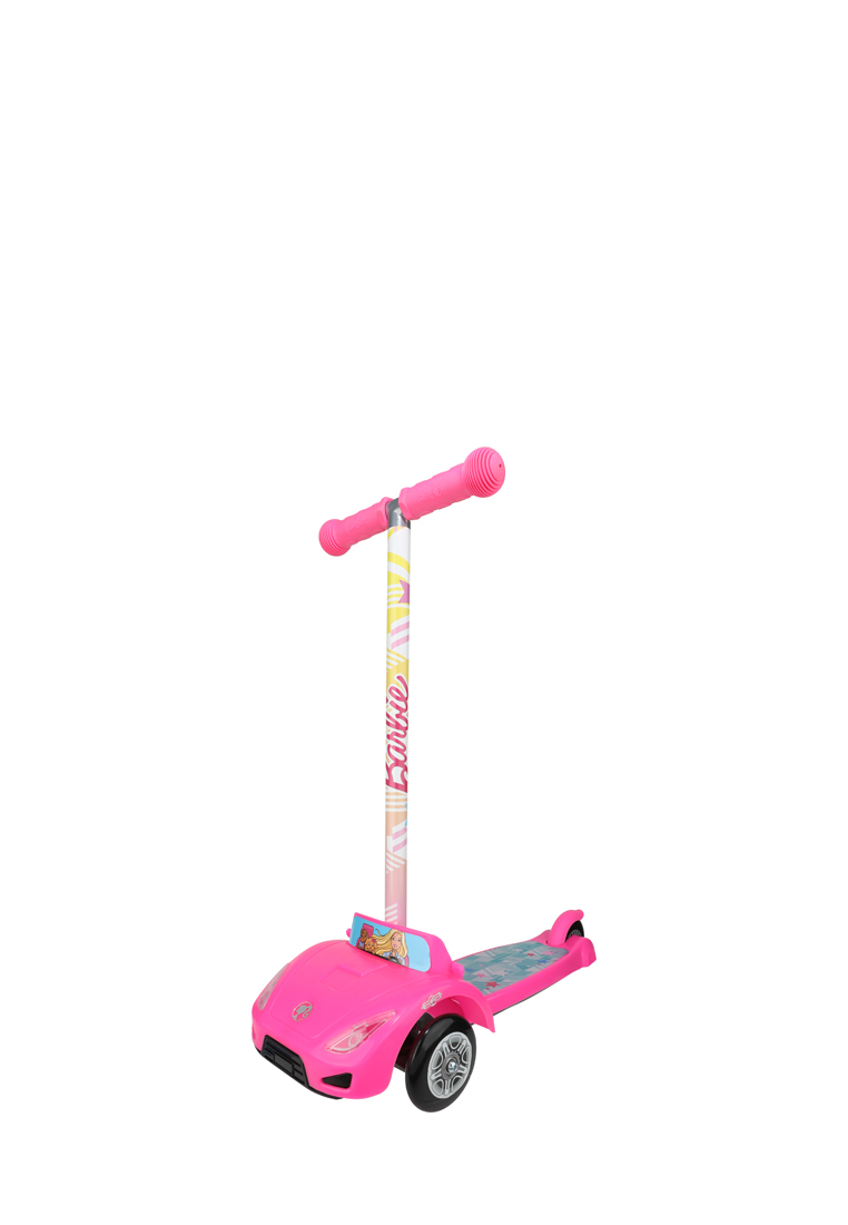 Dimensions Premium 3 Wheel Kids Scooter Molded Barbie Car - Skuter